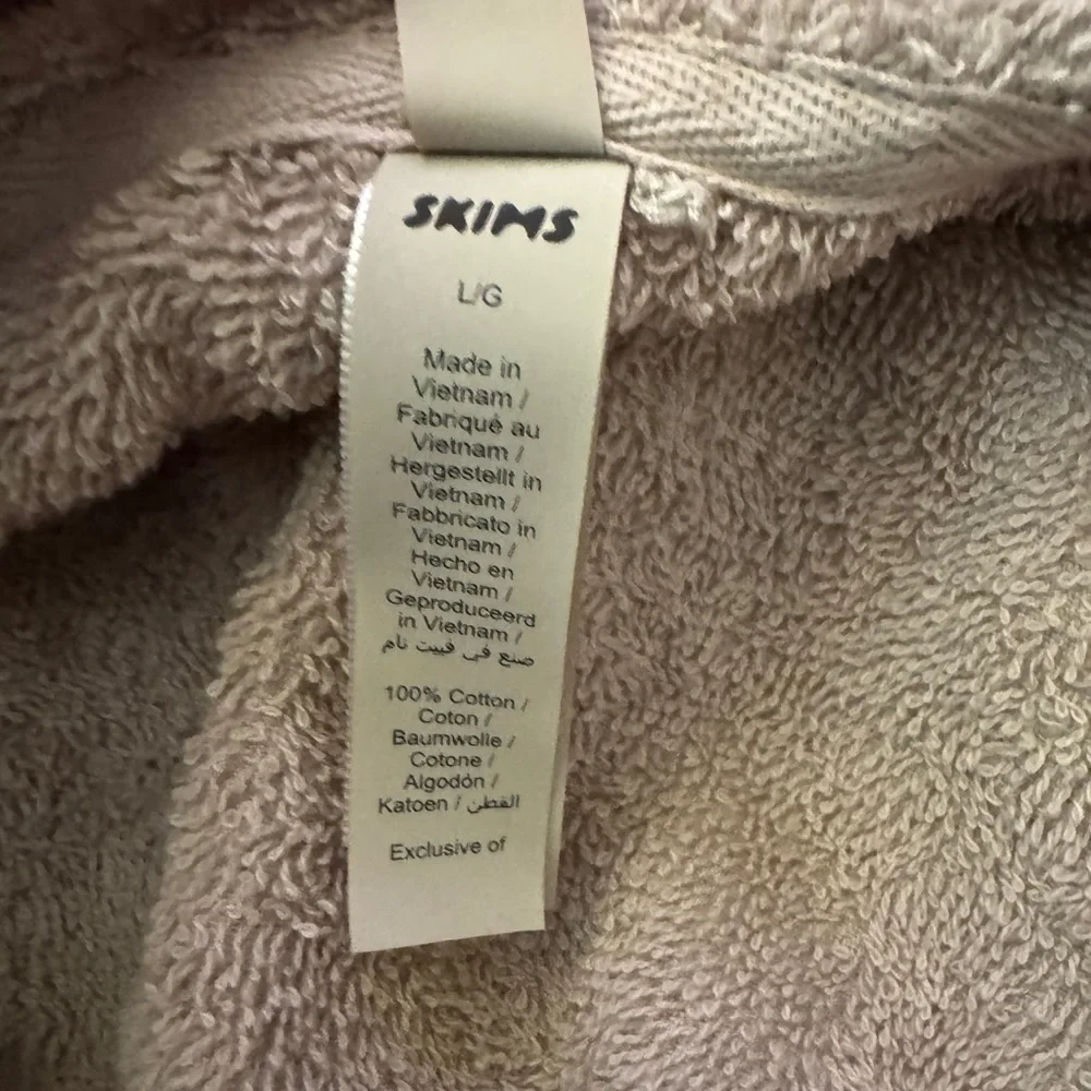 Skims Terry Cloth Oversize Hoodie